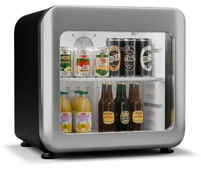 Obrázek produktu pro KlarsteinAudrey Evo lednice na nápoje, Retro design, skleněné dveře, 45 L,