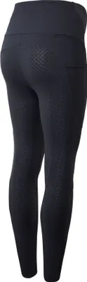 Produktbild von Horze Ginny Schwangerschaftsreitleggings mit Silikonvollbesatz und Handytasche, Blau, 42