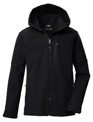 Produktbild von Killtec Softshelljacke Kinder mit Kapuze, Farbe:Schwarz, Kinder Größen:140