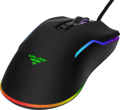 Produktbild von PREYON Condor Classic Spielmaus Gaming-Maus Pixart PAW 3327 Sensor - Schwindelerregende 12400 DPI - RGB-Beleuchtung - Langes Geflochtenes Kabel - Widerstandsfähige Schalter Huano 20M - Software