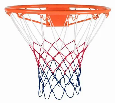 Produktbild von Twisk Basketballkorb mit Netz - orange - Wandmontage - 46 cm