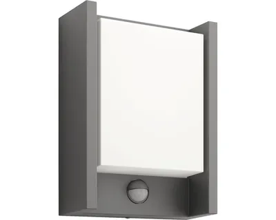 Produktbild von Philips myGarden Arbour Wandleuchte, 6W, Wandbeleuchtung für den Außenbereich, Anthrazit, Metall, IP44, Terrasse, Garten, II