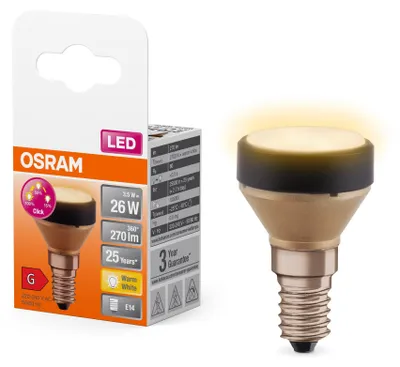 Produktbild von Osram Flat Lamp, ultra-kompakte und flache LED Lampe mit E27 Sockel, ersetzt her
