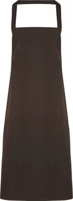 Produktbild von Premier Damen Schürze ohne Taschen RW1055 (Einheitsgröße) (Braun)