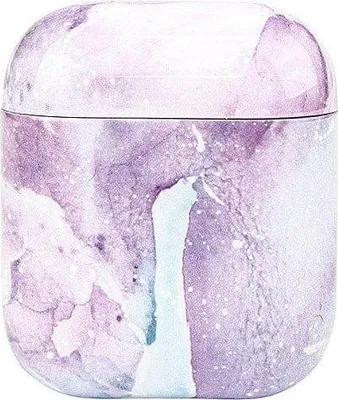 Image de Housse de protection pour AirPods - Violet Aquarelle
