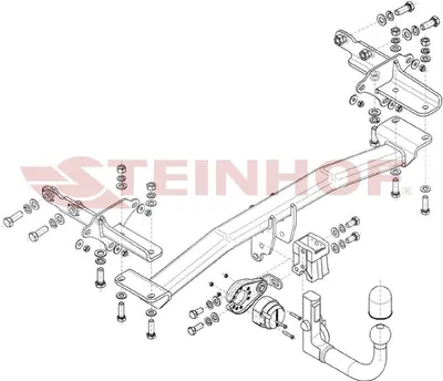 Produktbild von Z546807 Anhängerkupplung passend für JEEP Renegade 2018- abnehmbar