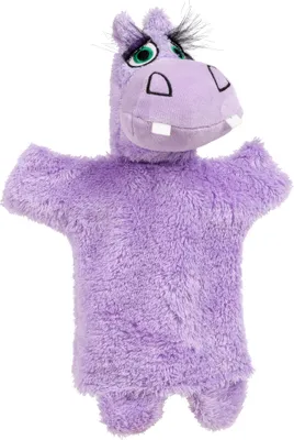 Obrázok produktu pre Maňuška na ruku Hroch 31 cm fialová, 20412A