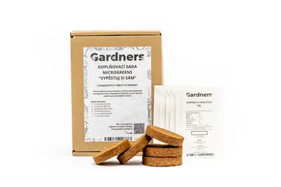 Obrázok produktu pre Gardners "Grow Your Own" Microgreens Refill Kit M, 5 tabliet kokosových semien