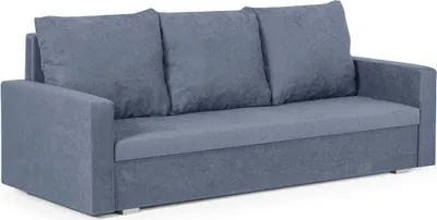 Produktbild von 3-Sitzer-Sofa mit Schlaffunktion DELTA - Marineblau