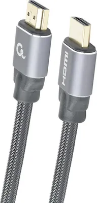 Produktbild von Gembird CCBP-HDMI-2M, 2 m, HDMI Typ A (Standard), HDMI Typ A (Standard), 18 Gbit/s, Audio Return Channel (ARC), Schwarz