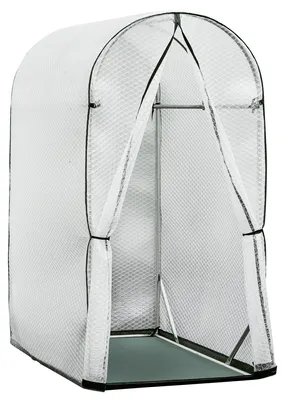 Produktbild von Dehner Winterschutzzelt Vingolf, Gewächshaus zur Überwinterung, frostbeständig, 100 x 200 x 150, Polyethylen, transparent