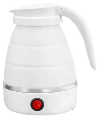 Obrázek produktu pro Verk 07483 Cestovní silikonová skládací konvice 600 ml, 600 - 800 W, bílá
