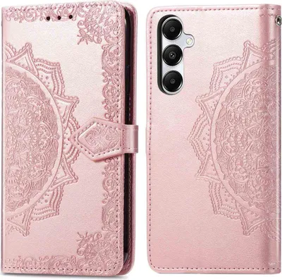 Image de imoshion Mandala Bookcase pour Samsung Galaxy A17 (5G) / (4G) - Or rose