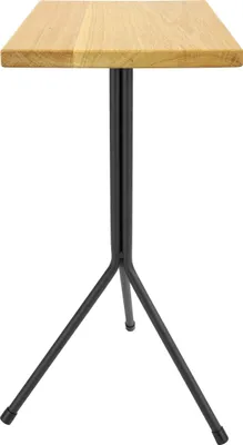 Produktbild von Natural Goods Berlin Tischgestell TRIPOD, Pflanzenständer, Beistelltisch, Haarnadeldesign, mit Holzplatte aus Eiche