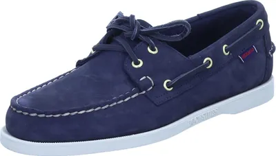 Produktbild von Sebago Docksides Portland Bootsschuh Nubuk handgenäht 360°-Schnürsystem rutschfeste Sohle
