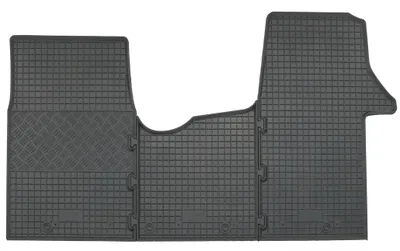 Rigum Gummi Fußmatten Set für Nissan NV300, Mod. Bj. 2014-, 3-teilig, schwarz