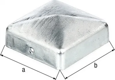Produktbild von GAH Alberts zaślepka do słupków drewnianych 7x7cm ocynkowana ogniowo
