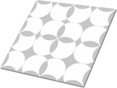 Obrázek produktu pro Geometrické Kruhy – Samolepicí Dlaždice – PVC Obklady – Vinylové Obklady – 3D Samolepicí Panely – Obklady do Kuchyně a Koupelny – Nálepky na Dlaždice – 9 kusů 30x30 cm