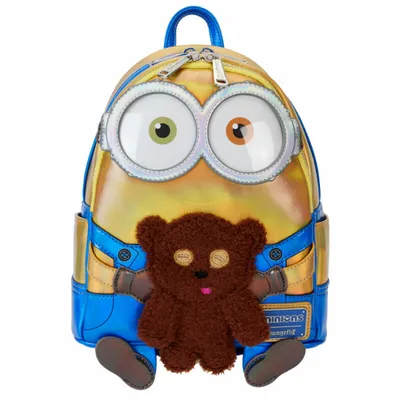 Zdjęcie produktu dla Loungefly Plecak Despicable Me Minions Bob 26cm – Stylowy i funkcjonalny plecak szkolny