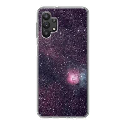 Produktbild von MuchoWow® Handyhülle Schutzhülle Hülle für Samsung Galaxy A32 5G Universum - Sterne - Rosa - Jungen - Mädchen - Kinder Silikon Softcase Handy Hülle - Softcase
