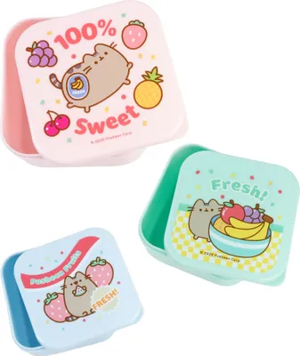 Productafbeelding van Pusheen - Koekjesdoos "Verse Fruit" (3-delig set) NS9364 (één maat) (in verschillende kleuren)