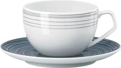 Produktbild von Rosenthal TAC Gropius Stripes 2.0 matt Espressotasse 2tlg.