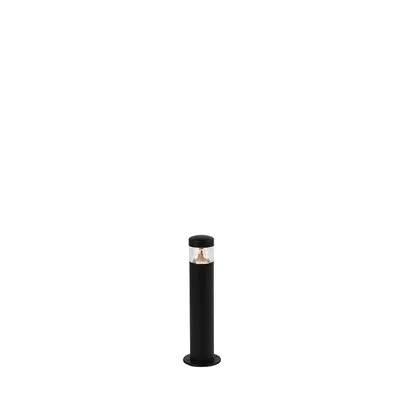 Zdjęcie produktu dla Nowoczesna lampa zewnętrzna czarna 40 cm IP44 z LED - Roxy