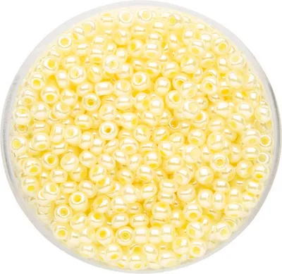 Produktbild von Rocailles Wachs gelb 2,6 mm 17 g