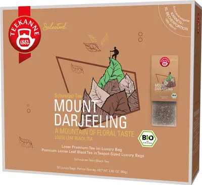 Produktbild von Teekanne  Mount Darjeeling Luxury Bag 20 Beutel