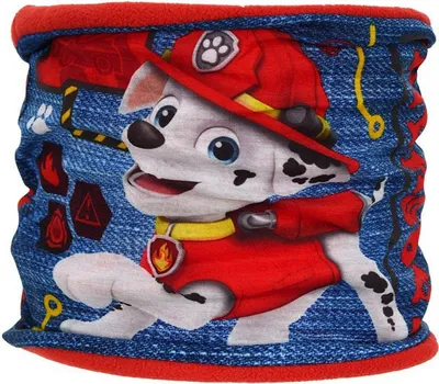 Produktbild von Paw Patrol Marshall Kinder Jungen Fleece Schlauchschal Winter-Schal Loop