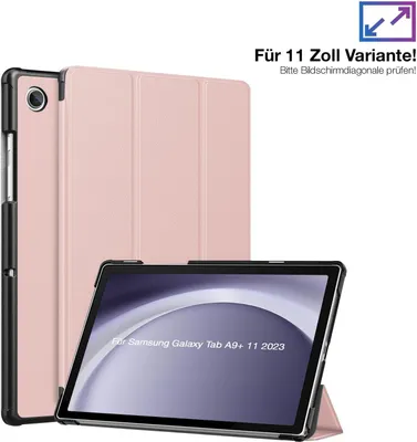 Produktbild von Schutzhülle für Samsung Galaxy Tab A9+ Plus 2023 11 Zoll Cover Case Schutz Tablet Farbe: Rosegold