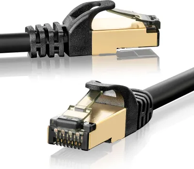 Produktbild von LAN Kabel 50m Außen CAT7 Netzwerkkabel RJ45 Ethernet Kabel wasserdicht SEBSON