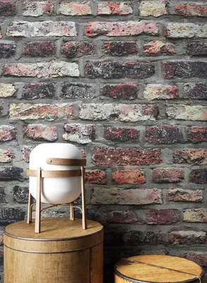 Produktbild von NEWROOM Tapete Bunt Vliestapete Mauer - Ziegelstein Modern Grau  Stein  Backstein Loft Mauerwerk