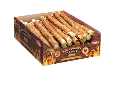 Obrázok produktu pre StarSnack BBQ Wrapped Chicken XL Display 3,0 kg