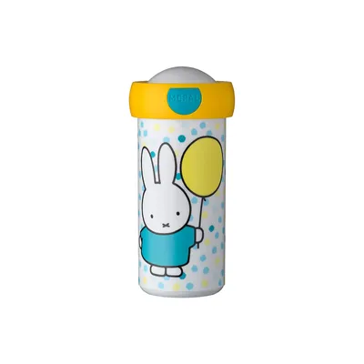 Produktbild von Mepal - Verschlussbecher Campus - Trinkbecher - Auslaufsicherer Wasserflasche für Kinder - Wiederverwendbarer Becher - BPA-frei & Spülmaschinenfest - 300 ml - Miffy Confetti