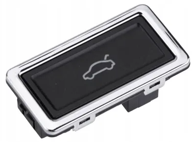 Image de 3D0959831D Interrupteur de verrouillage du coffre, Audi, Skoda, Seat, Volkswagen, chrome
