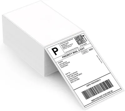 Imagen del producto de Etiquetas de envío MUNBYN, tamaño 4x6, para DHL (500 unidades, 10,2 x 15,2 cm). Papel termico para etiquetas de envío, compatible con impresoras de etiquetas MUNBYN, Phomemo y Polono. Papel para etiquetas resistente al agua, libre de BPA/BPS