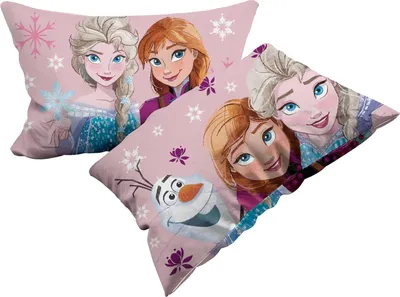 Produktbild von Frozen Set mit 2 Kissenbezügen aus Baumwolle, Stück, 100% 50 x 80 cm, Hotelverschluss