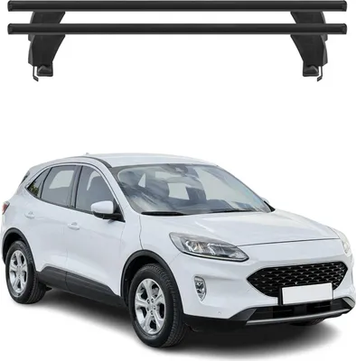 Image de Menabo Barres de toit Transversales pour Ford Kuga III 2020-2025 Noir ABE 2x