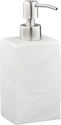 Zdjęcie produktu dla dozownik mydła relaxdays 10031054_49 biały polyresin 200.0 ml