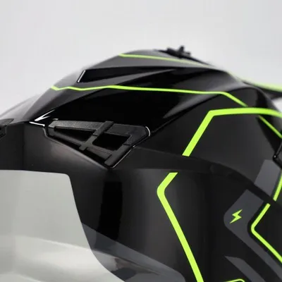 Zdjęcie produktu dla Kask Acerbis MX-Enduro Linear - czarny/żółty (fluorescencyjny) - rozmiar L