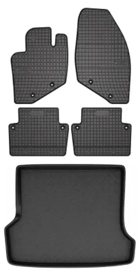 Obrázok produktu pre Gumové autokoberce SolidPRO + vaňa kufra pre: Volvo V70 II 2000-2007 kombi 5 ks