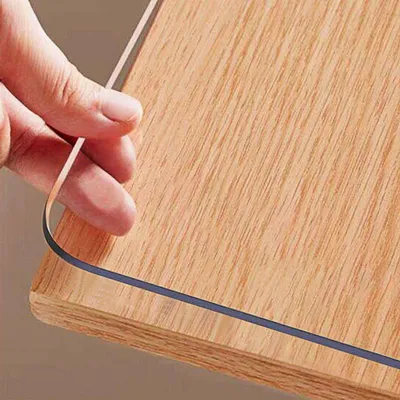 Immagine prodotto di Pellicola trasparente per tavolo, 1,5 mm, 110 x 180 cm, PVC, protezione trasparente per tavolo, impermeabile