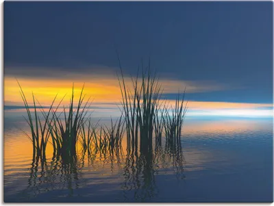 Produktbild von ARTland Leinwandbild Sonnenuntergang III Größe: 40x30 cm