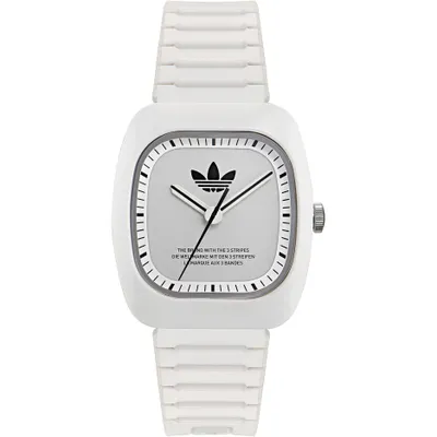 Produktbild von Adidas Uni Uhr RETRO WAVE ONE Keramik weiß AOSY24030