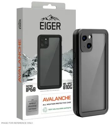 Obrázok produktu pre EIGER EGCA00401, Ochranný obal, Apple, iPhone 14 Plus, 15,5 cm (6.1"), Čierna