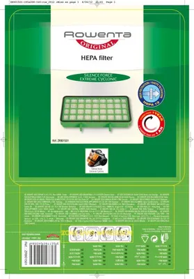 Immagine prodotto di Rowenta filtro HEPA per aspirapolvere Compact Force Cyclonic RO78 TW78