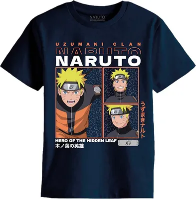Produktbild von Name It Jadil Naruto Kurzarm-t-shirt Blau 6 Years Junge Blau 6 Years