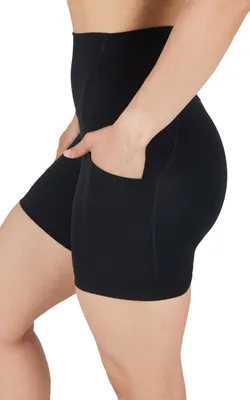 Produktbild von Yogalicious Damen-Biker-Shorts mit hoher Taille, für Workout, Laufen, Elasthan, Y