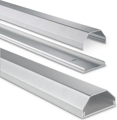 Produktbild von hama Kabelkanal 1,1 m silber